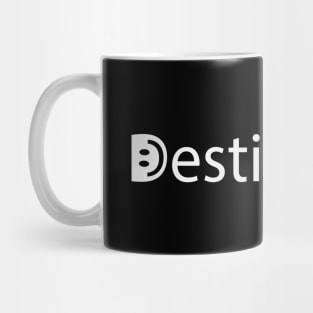 Destination artistic text design Mug